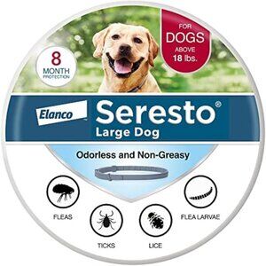 Seresto Large Dog Flea & Tick Prevention Collar (Over 18 lbs | 8 Months Protecti